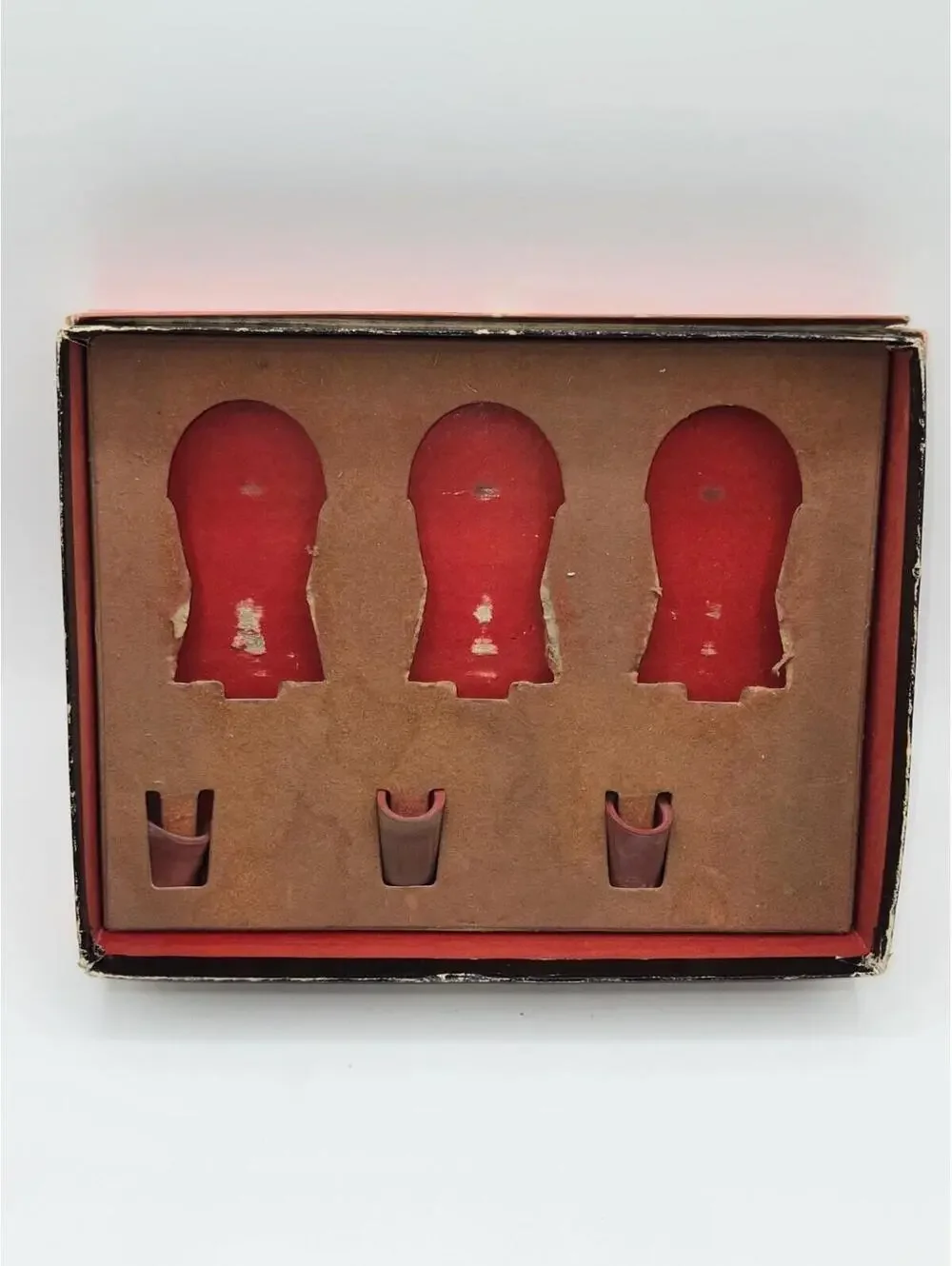 Vintage Bar Pourers Set Bourbon Rye Scotch Liquor Bottle Spouts Chrome Barware
